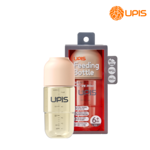 Bình sữa cao cấp Upis Hàn Quốc cho bé từ 6M+ size LL 260ml màu hồng