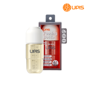 Bình sữa cao cấp Upis Hàn Quốc cho bé từ 6M+ size L 260ml màu trắng