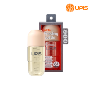 Bình sữa cao cấp UPIS Hàn Quốc cho bé từ 6M+ size L 260ml màu hồng