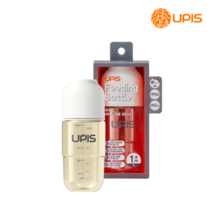 Bình sữa cao cấp Upis Hàn Quốc cho bé từ 1M+ size S 260ml màu trắng