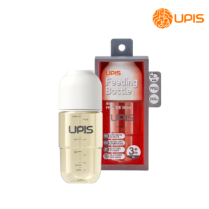 Bình sữa cao cấp Upis Hàn Quốc cho bé từ 3M+ size M 260ml màu trắng