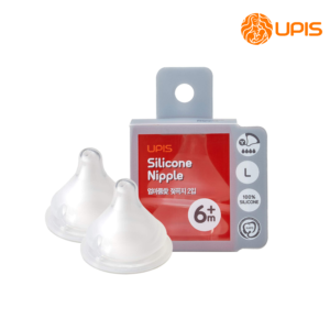 Núm bình sữa Upis Hàn Quốc dành cho trẻ 6M+ size L số lượng 2 cái