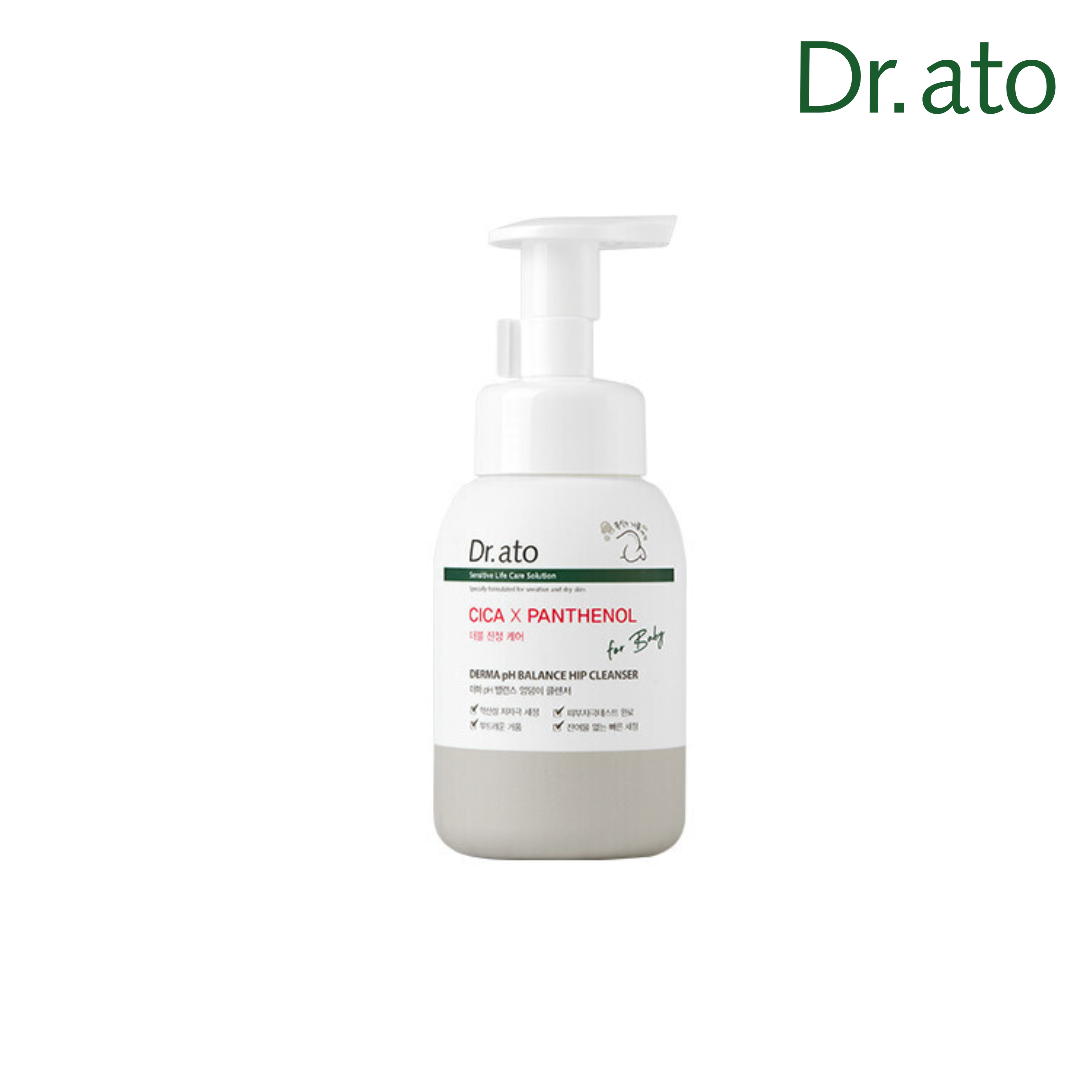 Dung dịch vệ sinh cân bằng độ pH Dr.ato Derma pH Balance Hip Cleanser